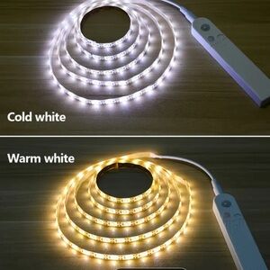 🆕 Cold White Light Battery Operated Motion Sensor Light Strip